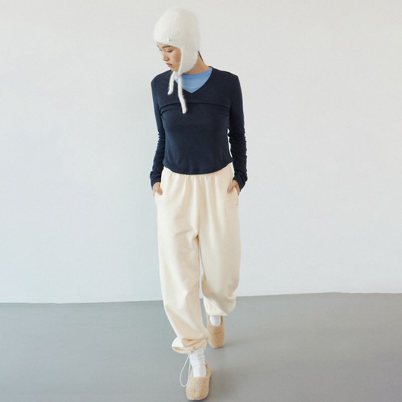 Line jogger pants_butter