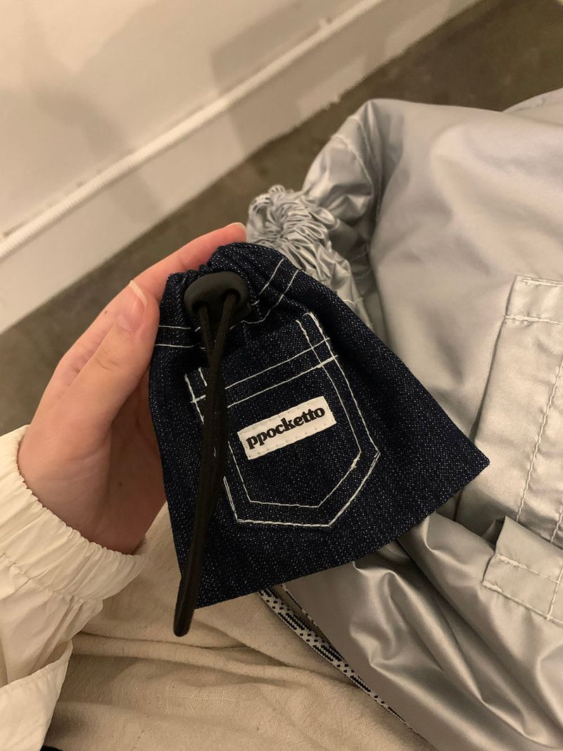 ppocketto keyling pouch - denim