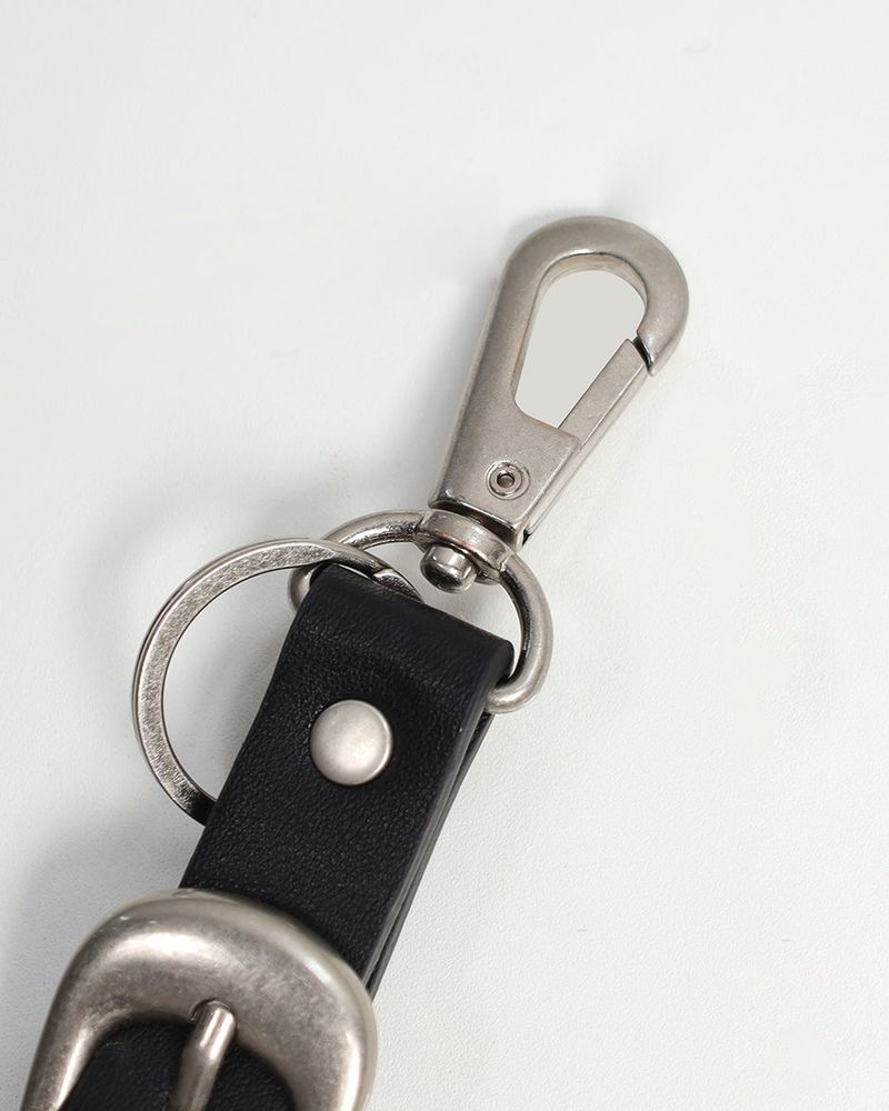 Leather Belt Keyring