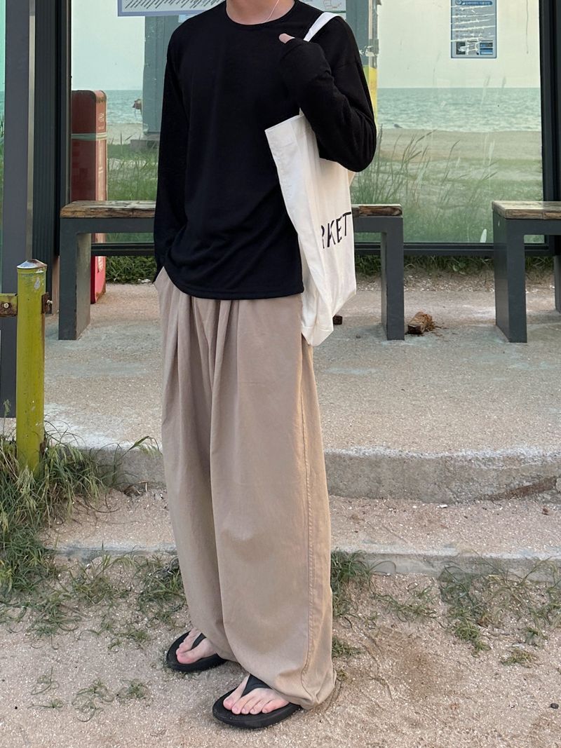 HM Linen loose fit long sleeve