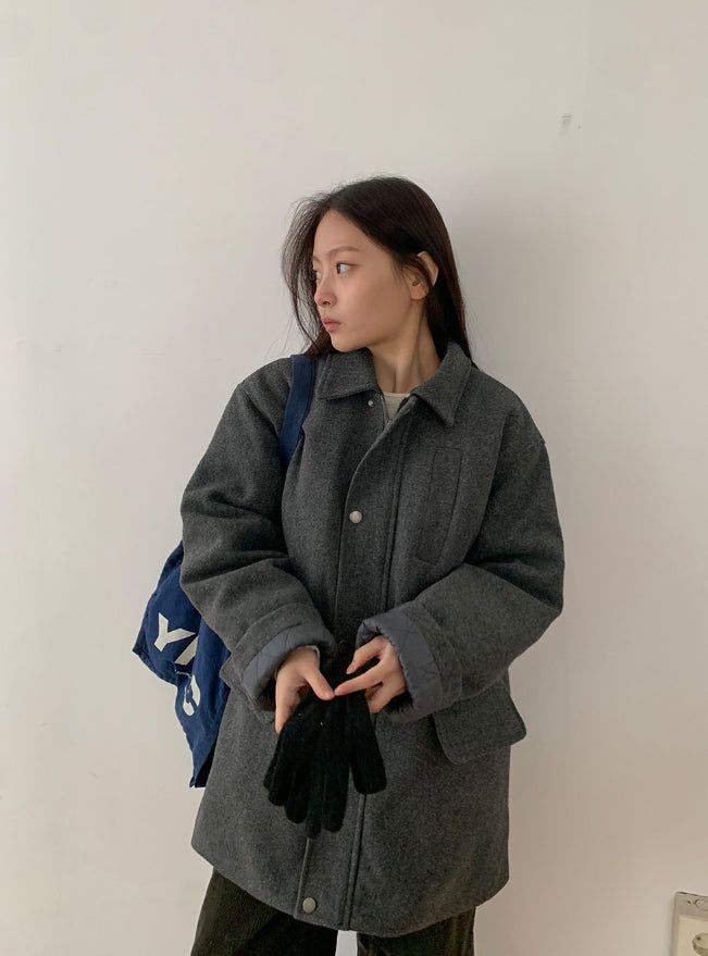 BAON（バオン）の「Flky Collar Quilted Half Coat（Jackets/Outerwear）」