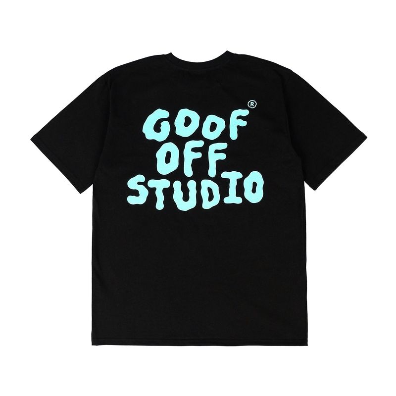 goofoffstudio(グーフオブスタジオ)の「GOOFOFF MAIN LOGO TEE - ( Black - Mint )(Tops)」