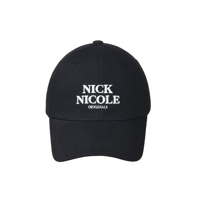 NICK&NICOLE(ニック&ニコール)の「MINI ORIGINALS NICOLE BALL CAP_BLACK WHITE(Hats)」