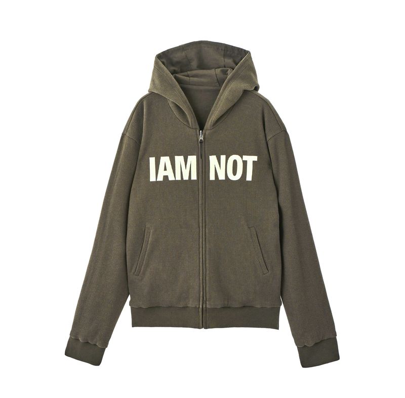 NOT ARMY REVERSIBLE HOODIE ZIPUP (OLIVE)