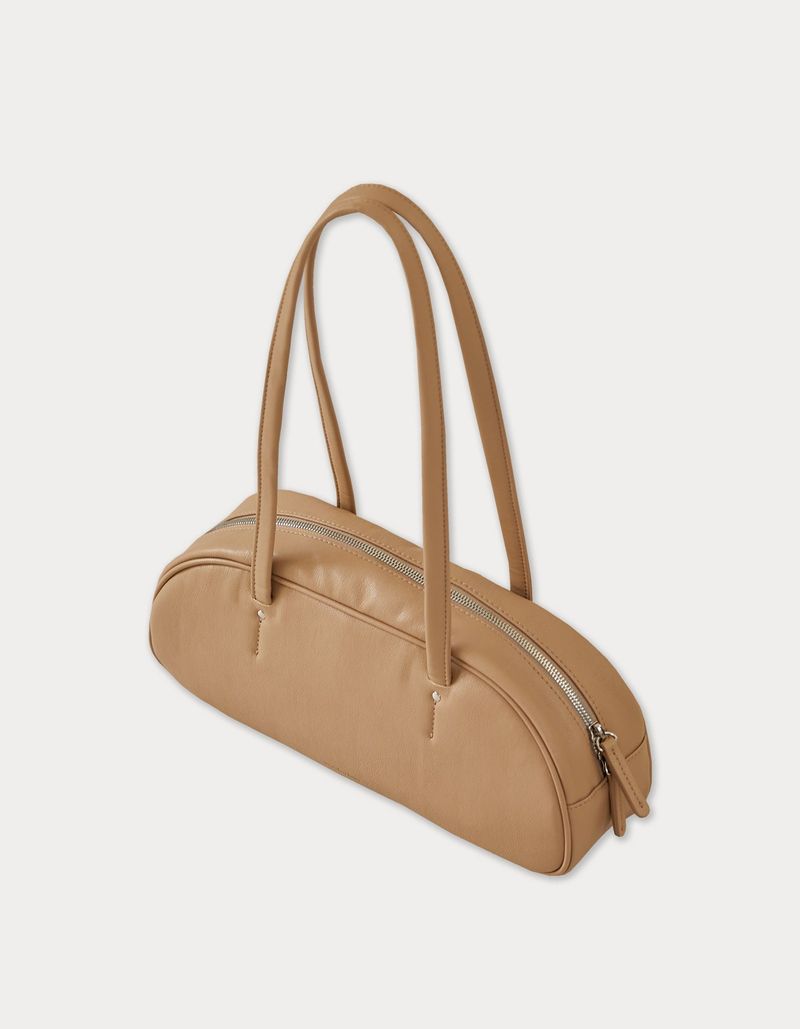 demi baguette bag - sand beige