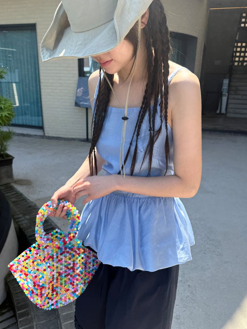 summer balloon bustier