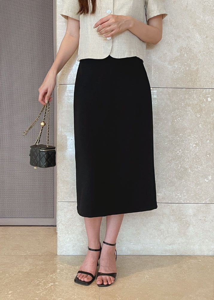 Koran V-Neck Puff Short Sleeve Tweed Jacket