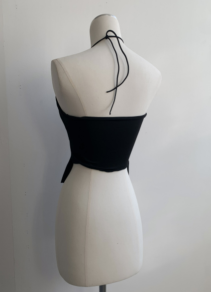 General Shirring Strap Top (Black)