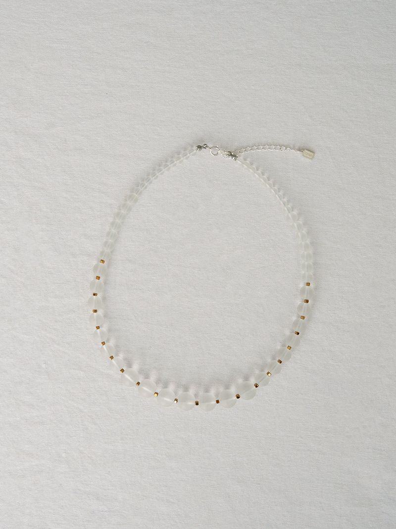 Silver925_Gradation White Quartz_N (2colors)