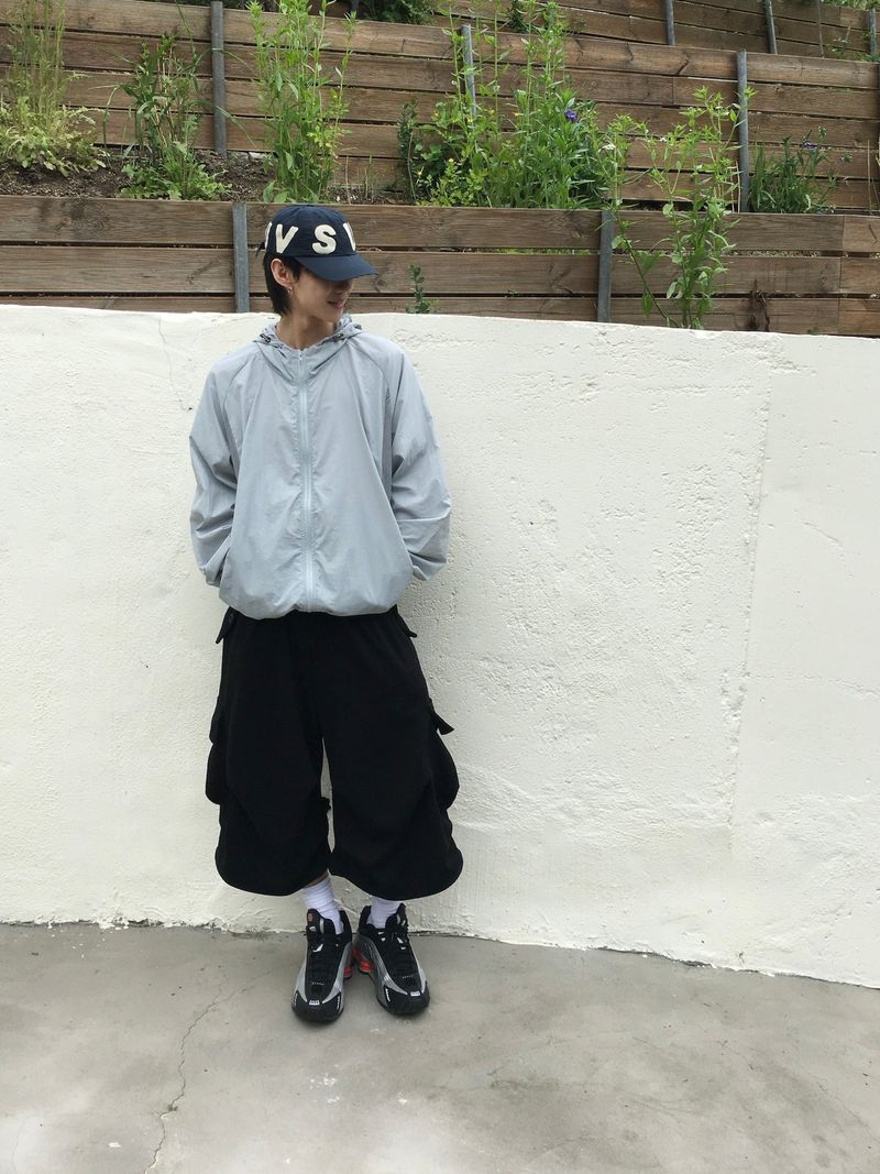 [Sweat.ver] Amekaji loose cargo sweatpants 4C