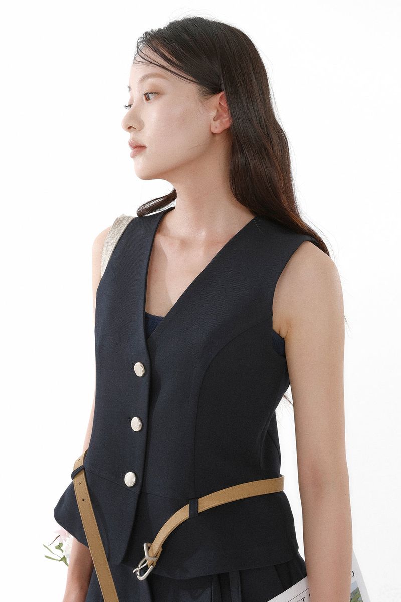 [SET-UP] TAILORED VEST SET