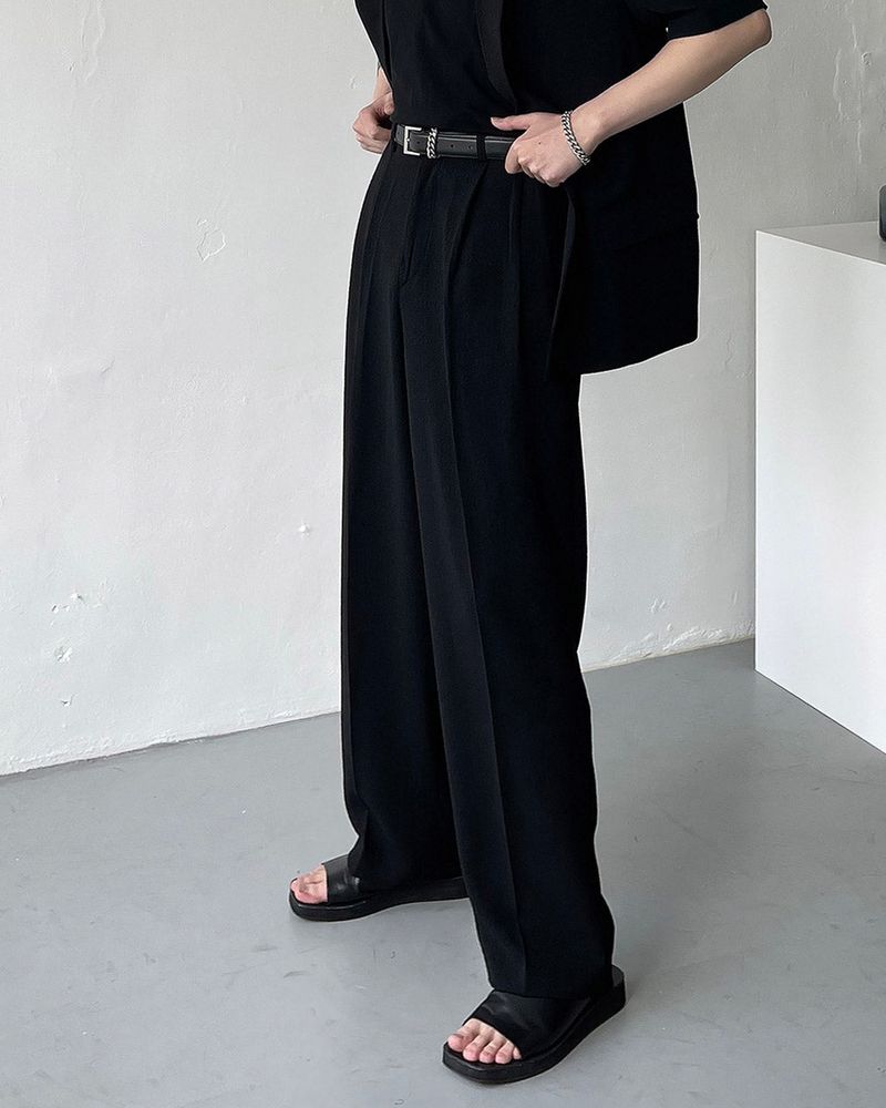 CR Slow Linen Wide Slacks (2 colors)