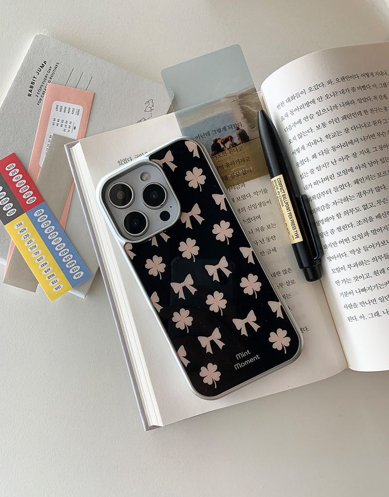 [MADE]ミッドナイト シルバーエポキシバンパー iPhoneケース