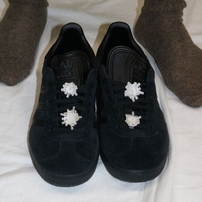 【MADE】snowflake shoe charm (S, 1pcs)