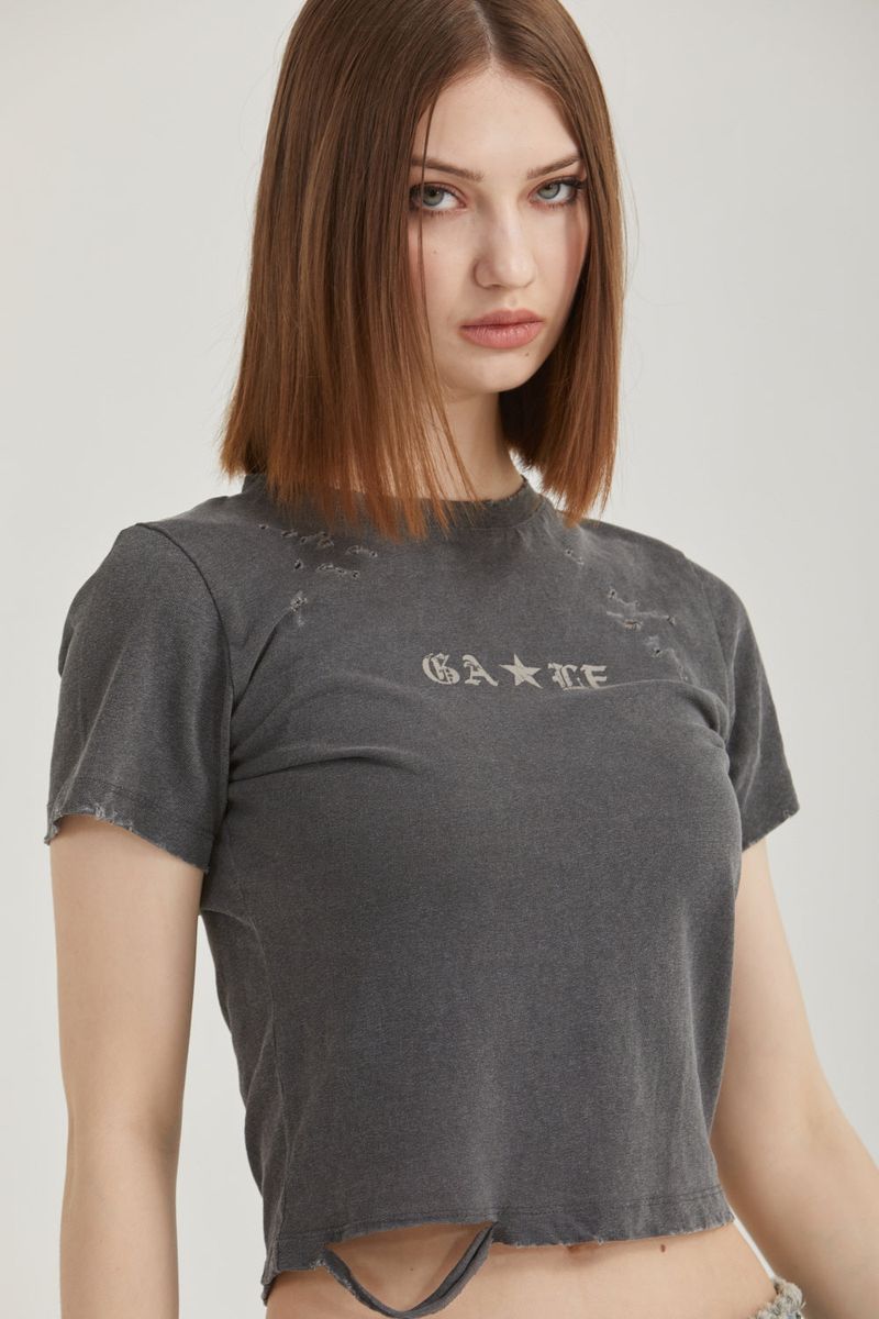 WASHING CRACK T-SHIRT
