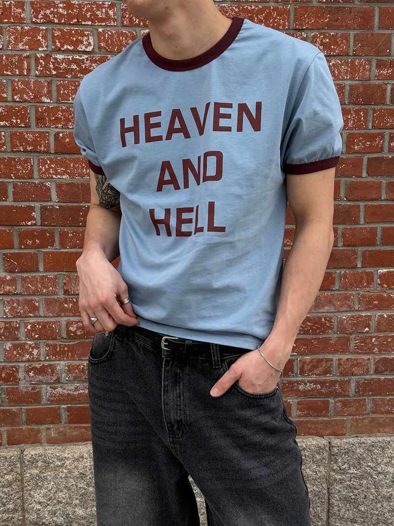 LAURANT（ロラン）の「[MUSCLE FIT] Kitch crop ringer half t-shirts(4color)（Tops）」