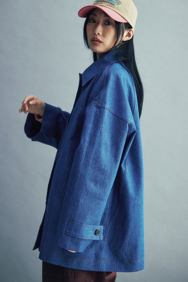 KOOKEESEE Slub Denim Jacket