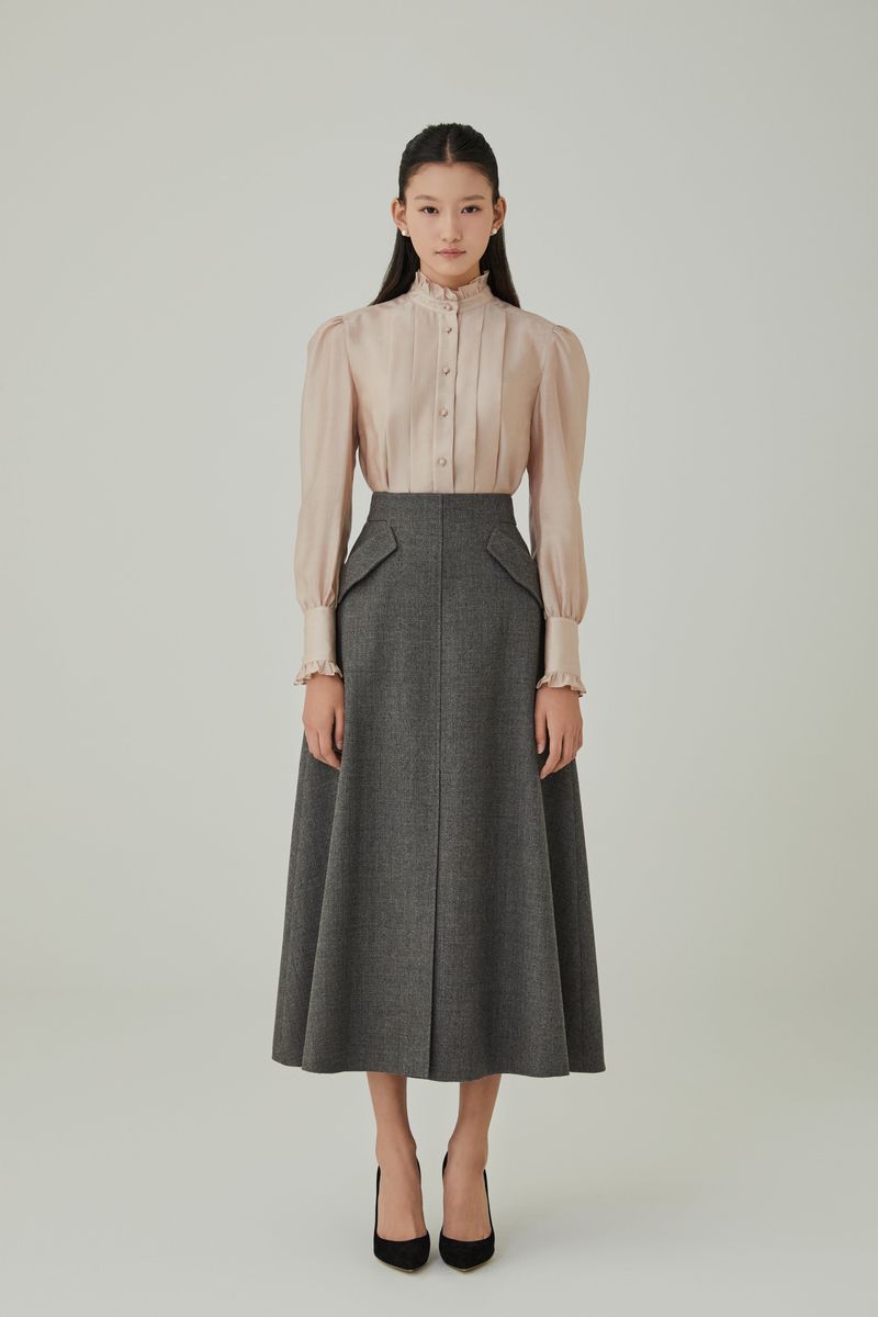 NO.5 TOP - NUDE BEIGE