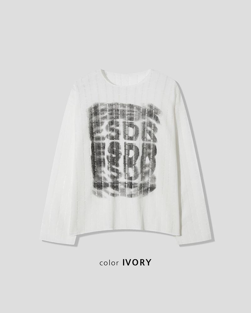 Lunera Painting See-through Knit