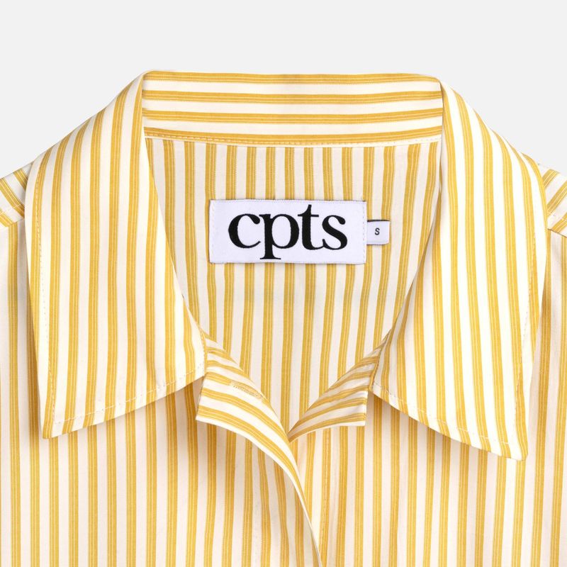  RELAXED STRIPE PAJAMAS_YELLOW