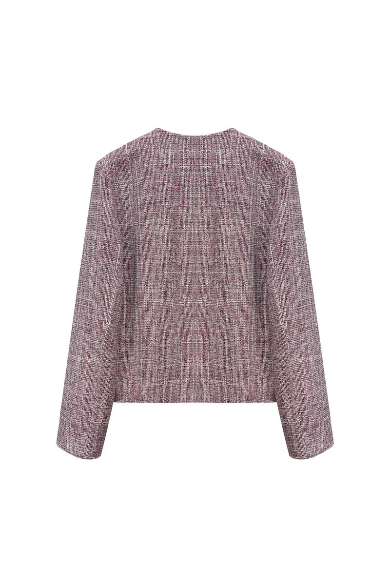 CHERISH TWEED JACKET / RED