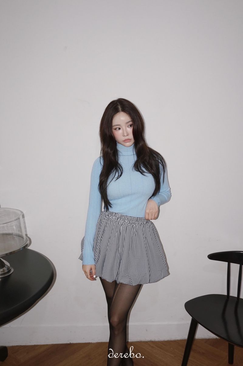 A-line pumpkin pocket mini skirt