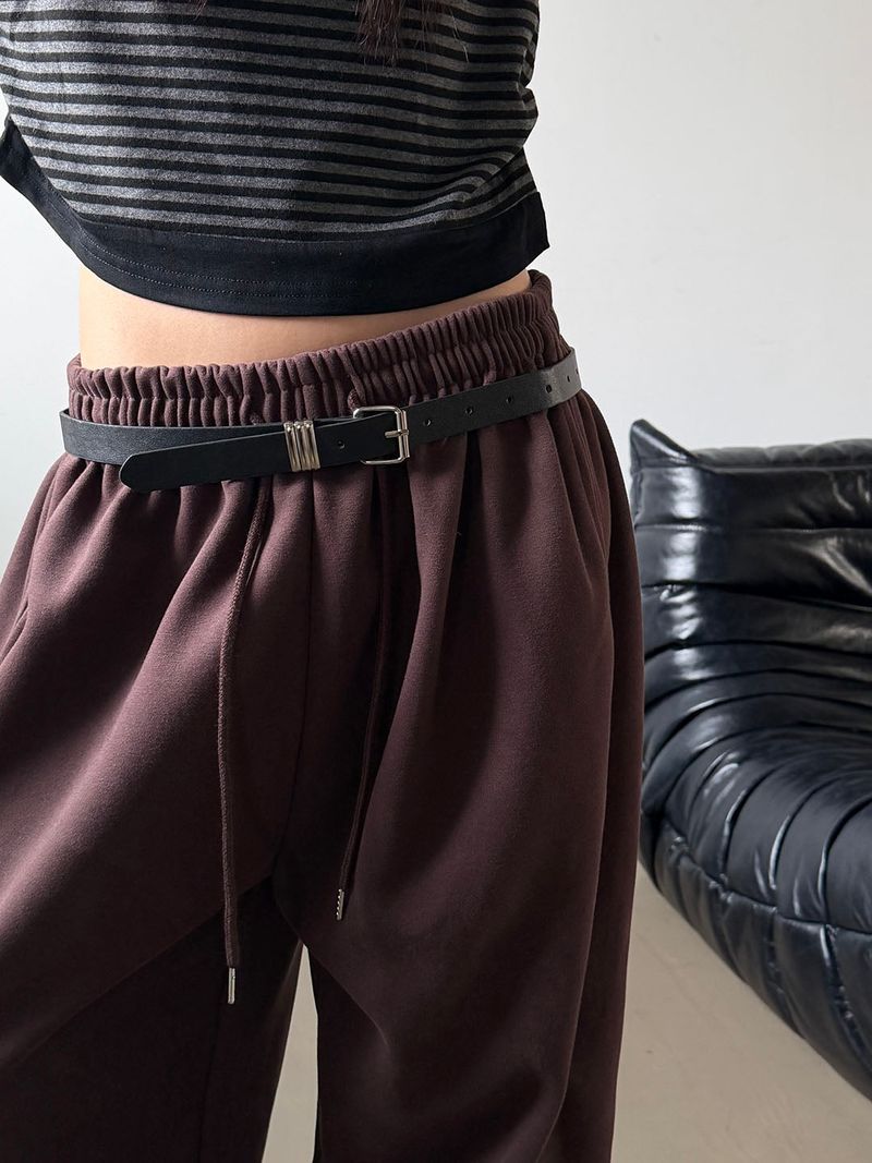 Edge ilne wide sweat pants(3color)