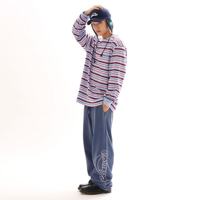 ハートフェルト P/G スウェットパンツ_ネイビー