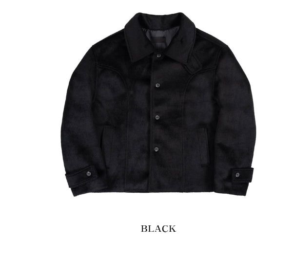 Lumi Mohair Wool Short Coat