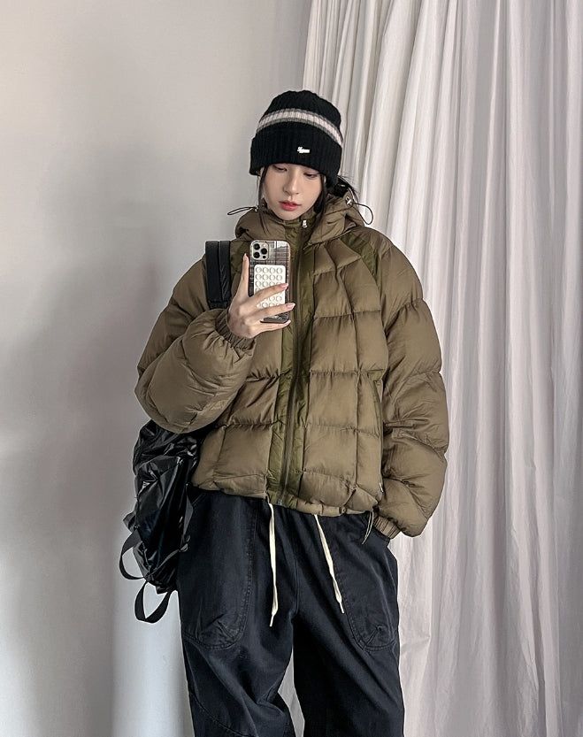 ULAN（ユレン）の「Noah Drop Square Hooded Padding（Jackets/Outerwear）」