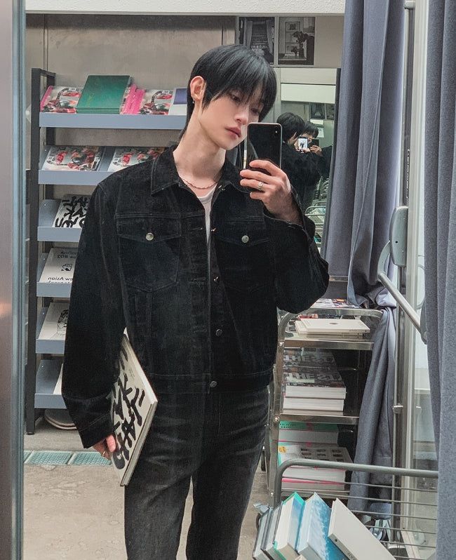 Io Velvet Denim Jacket