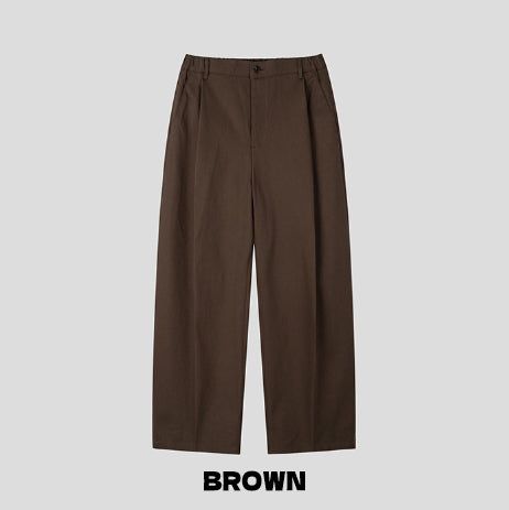 Hazy Cotton Pintuck Pants