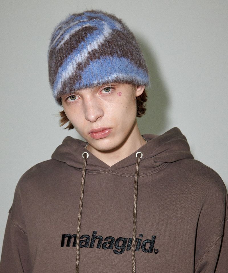 DESTROYED ECLIPSE HAIRY BEANIE