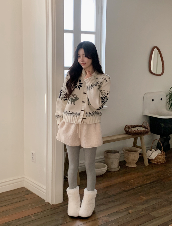 Winter Rib Warm Tights (4color)