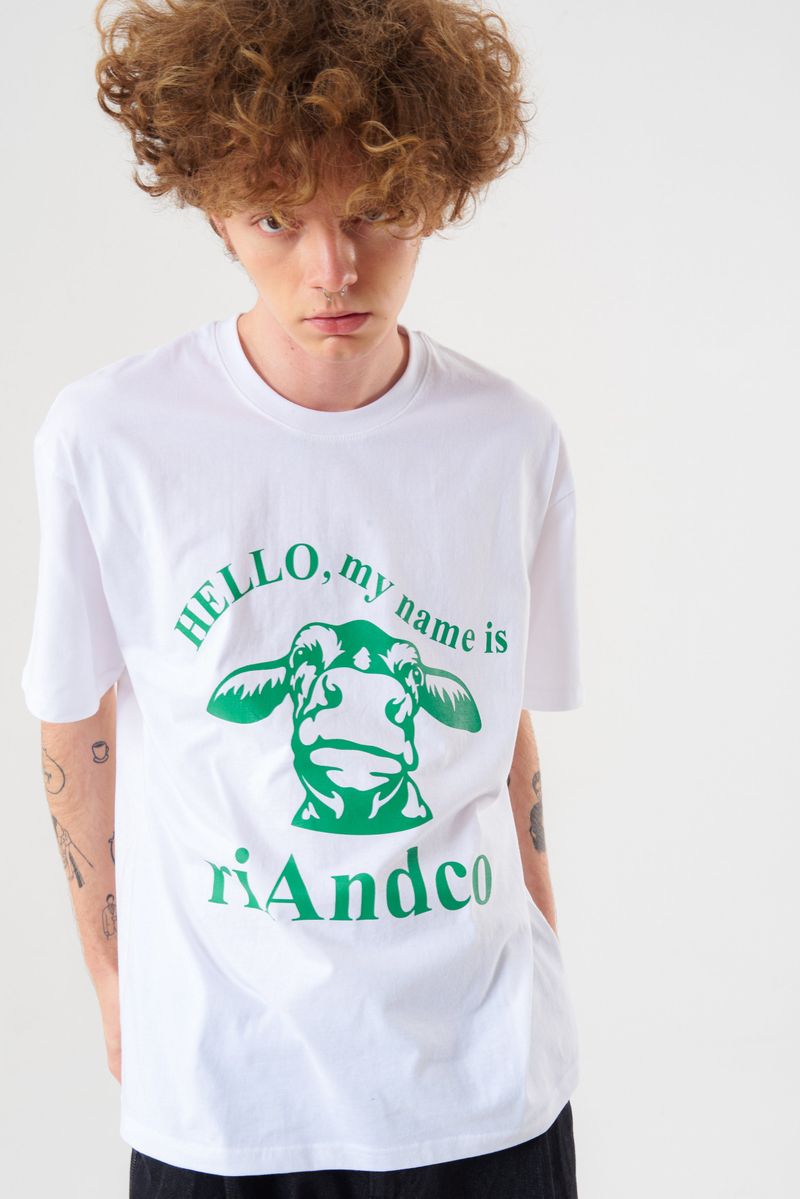 Hello Tee White
