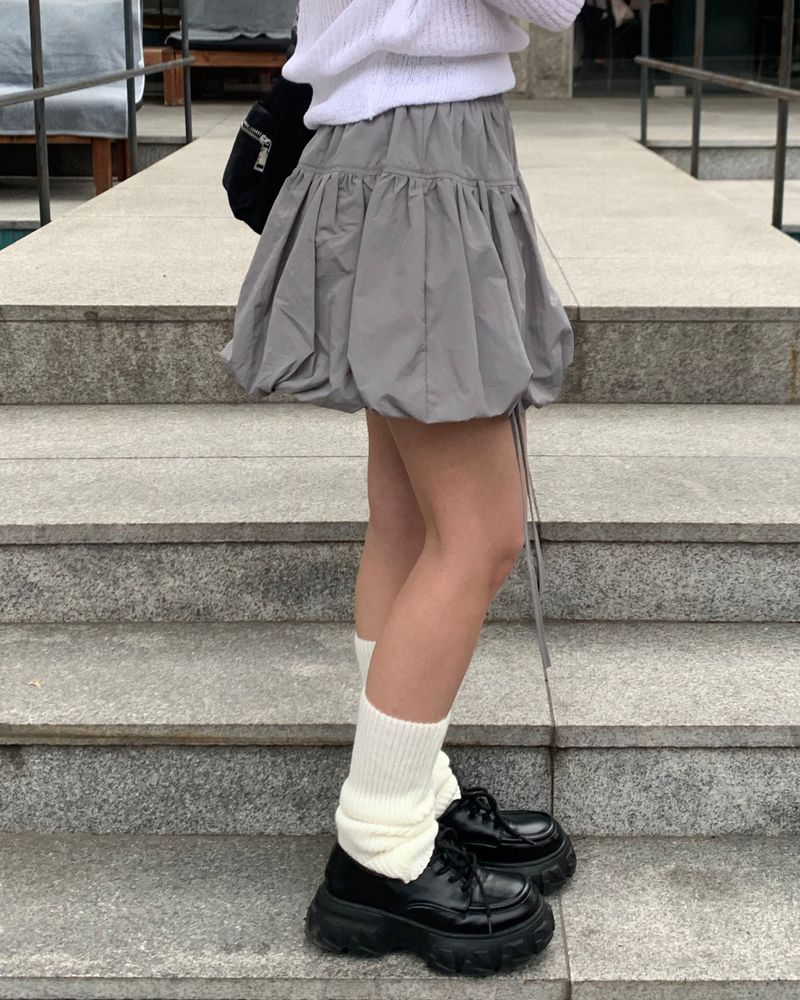 Ballon ribbon skirt