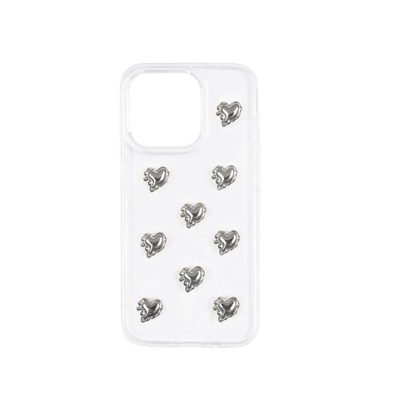 Metal Melting Heart Phone Case