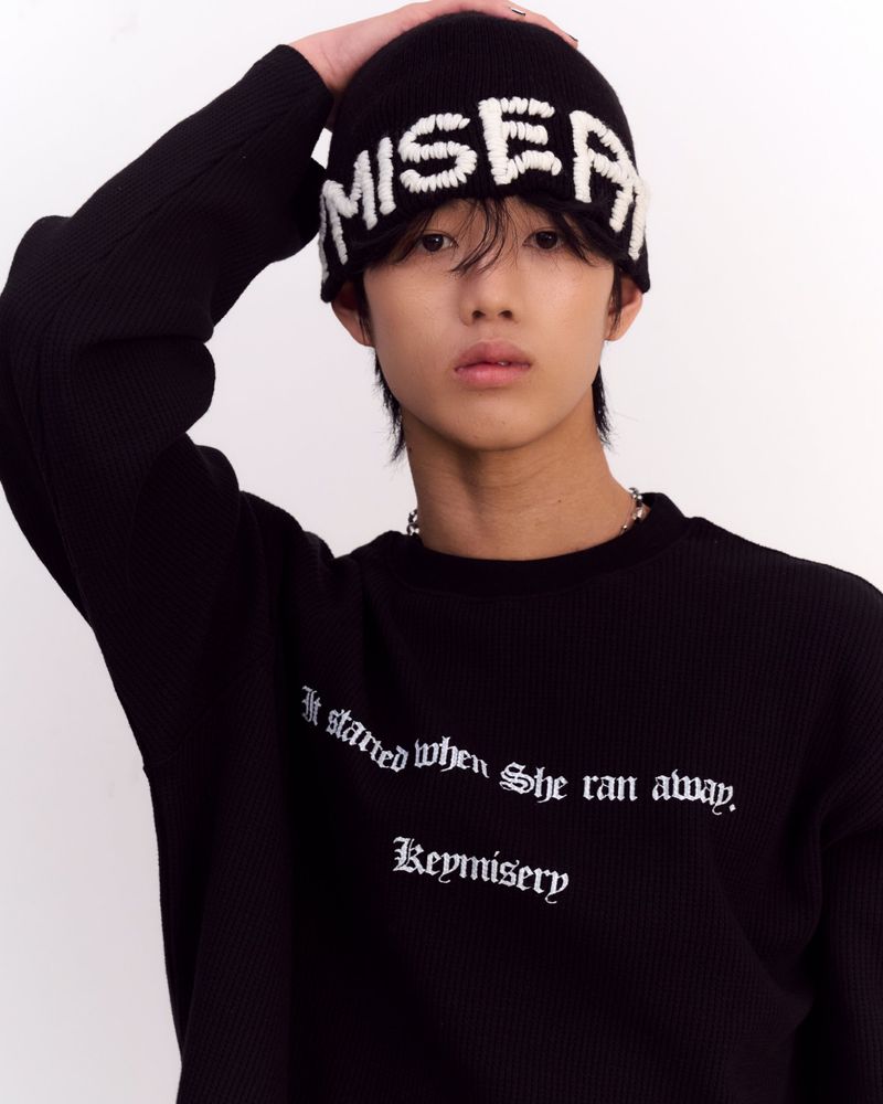 Keymisery Handmade Beanie (Black)