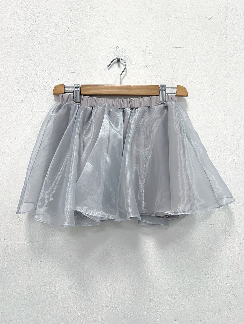 VEIL ORGANZA FRILL SKIRT (3C)