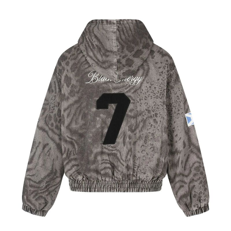 Vesper Acid Leopard Hoodie Zip-up