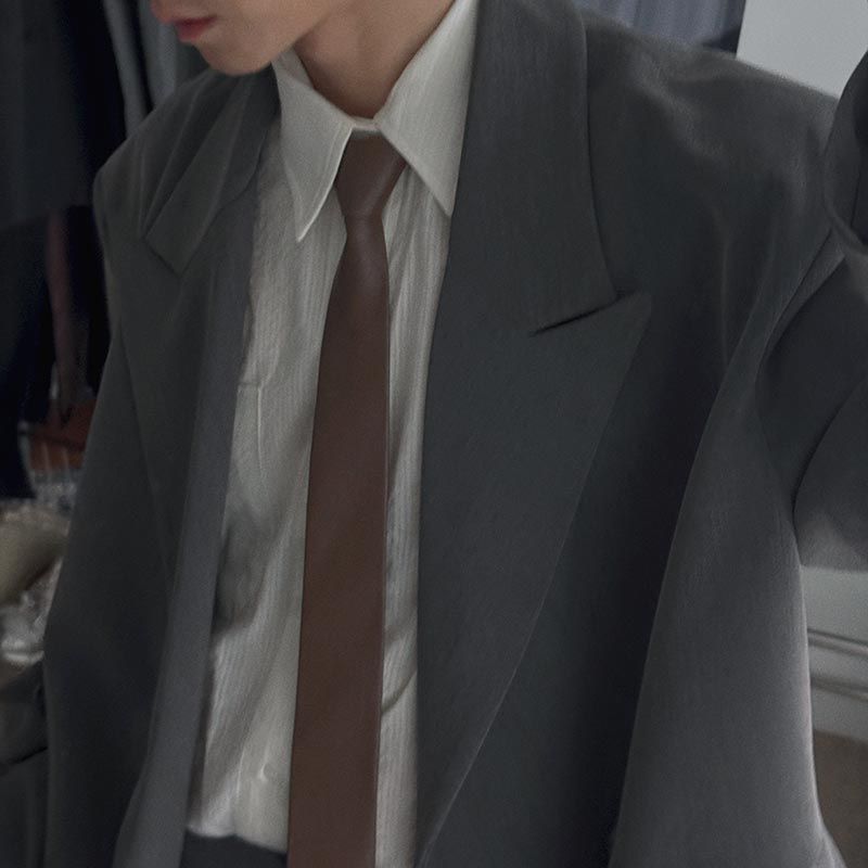 ASCLO Leather One Touch Tie (2color)