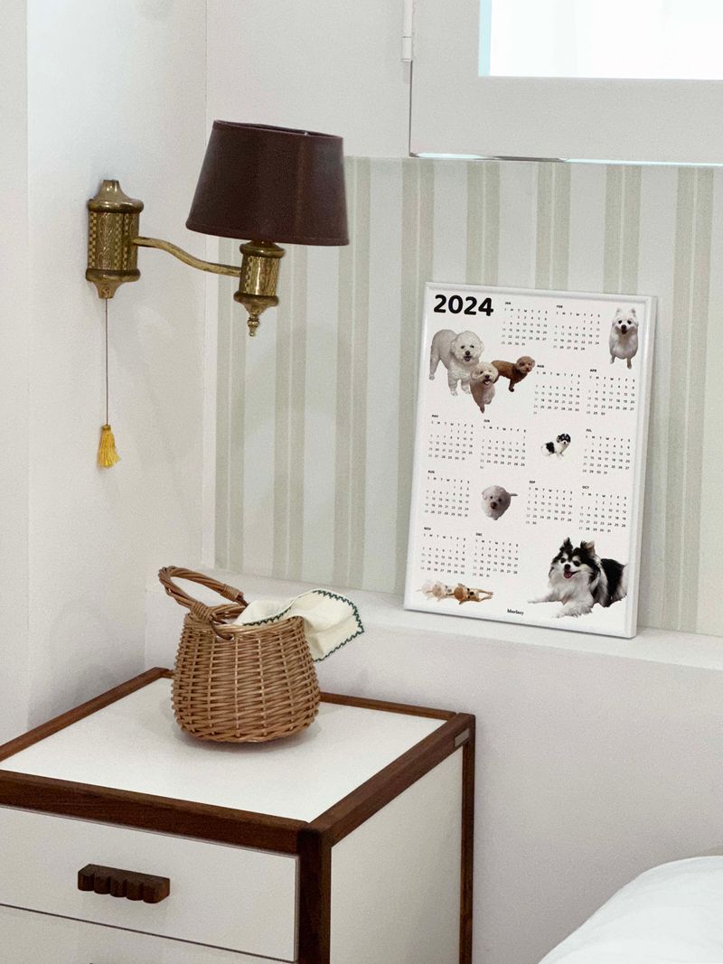 2024 DOG POSTER CALENDAR [A3]