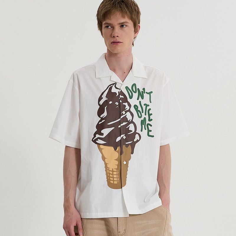 Maltesecream half sleeve shirt