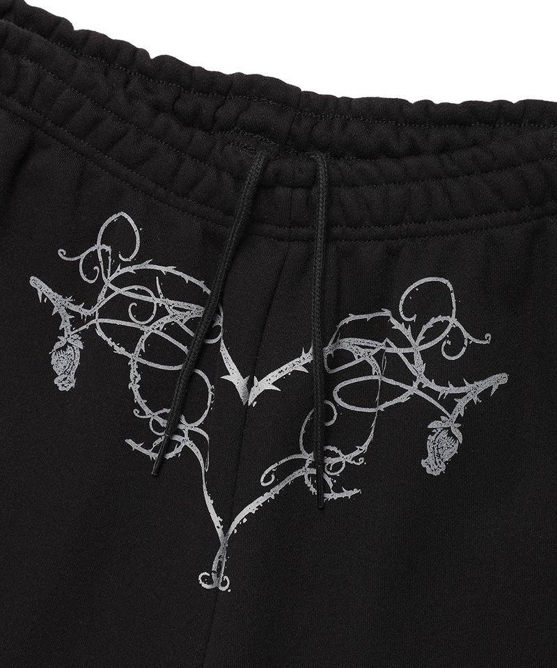 W STEM SWEAT SHORTS BLACK(CV2FMFPA00A)