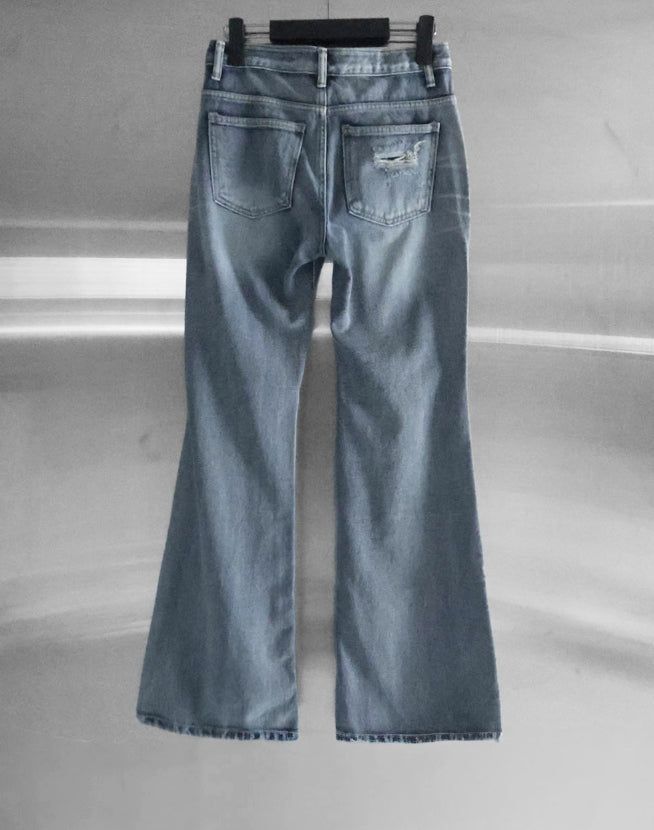 Bluven Damaged Bootcut Denim