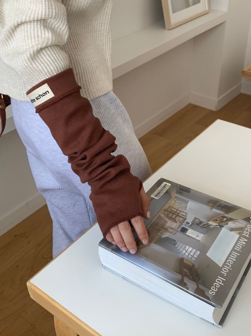bitteschon label warmer (arms & legs)-brown