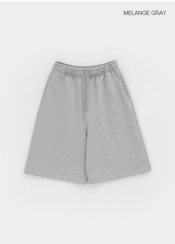 [B-BASIC] Heavy Cotton Bermuda Banding Pants