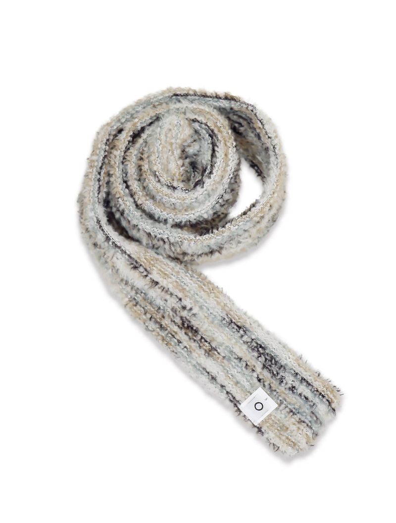 nought(ノウト)の「O Logo Fluffy Muffler / Ivory Multy(Fashion Accessories)」
