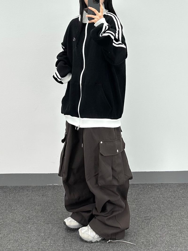 dart cotton cargo pants