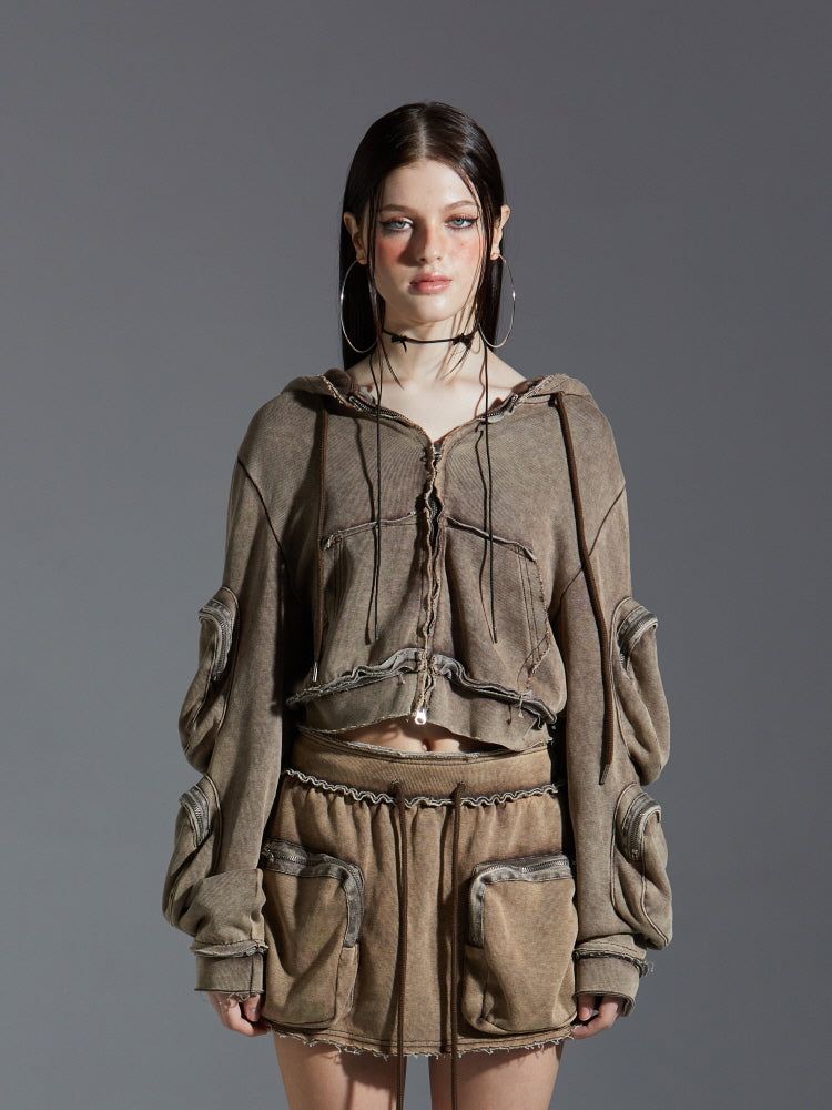 GATELESS（ゲートレス）の「MULTI ZIP-UP（Tops）」